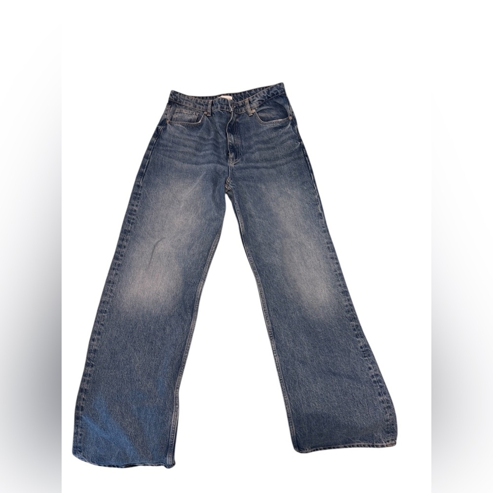 Zara Relaxed Fit Blue Jeans